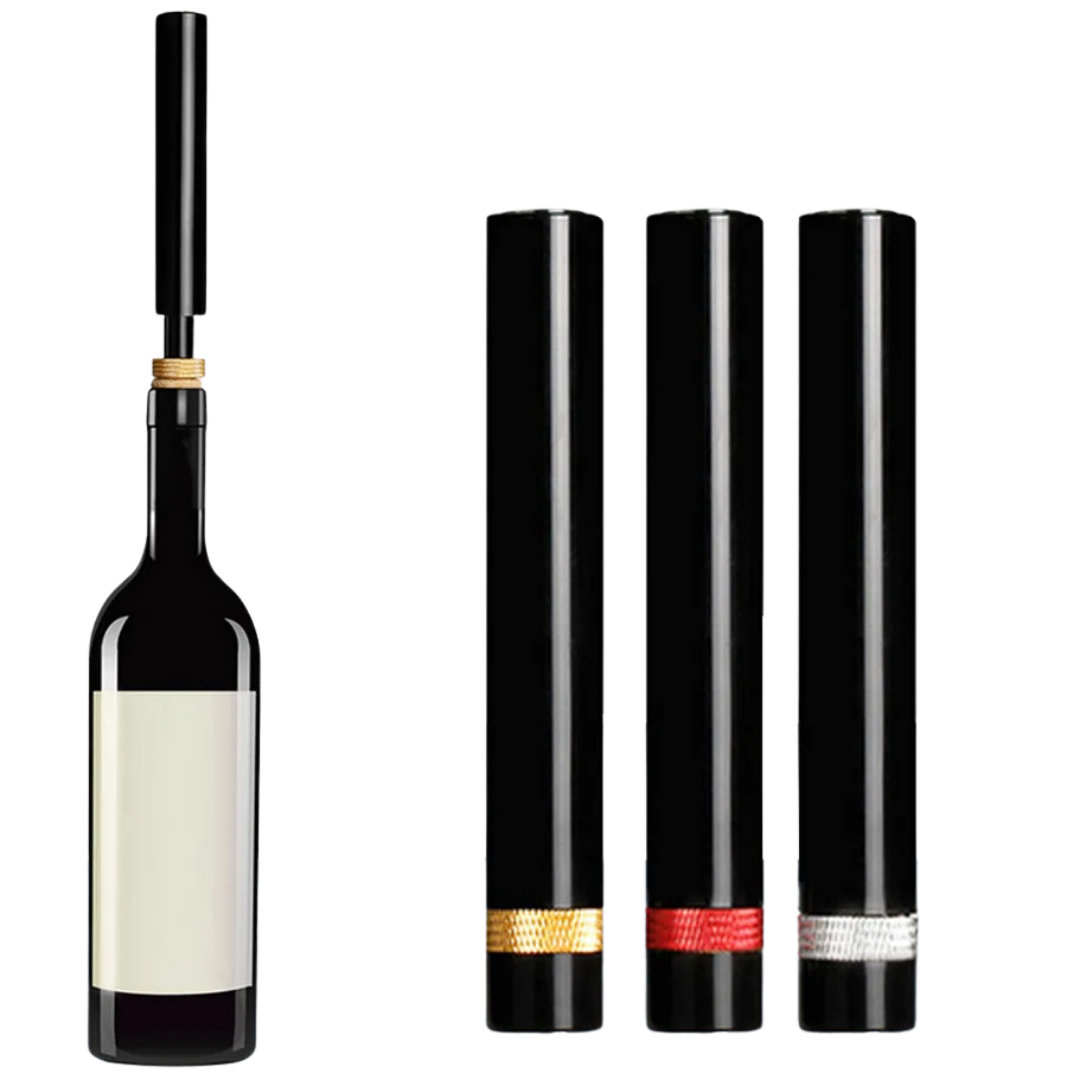 Air Pressure Wine Opener | Stainless Steel & Ergonomic Design | Effortless Opening