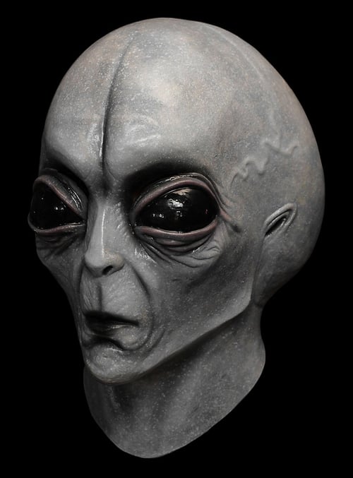 Alien Mask | Hyper-Realistic Hand-Painted Design | Latex & Silicone | Halloween & Cosplay