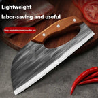 All-Purpose Kitchen Knife | Precision-Forged Stainless Steel Blade | Wood Handle, 24 cm