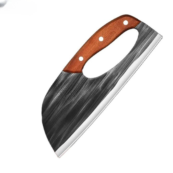 All-Purpose Kitchen Knife | Precision-Forged Stainless Steel Blade | Wood Handle, 24 cm