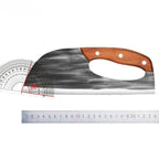 All-Purpose Kitchen Knife | Precision-Forged Stainless Steel Blade | Wood Handle, 24 cm