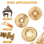 Angle Grinder Discs | Tungsten Carbide Shaping & Carving | Flat, Bevel & Arc Discs | Durable Design