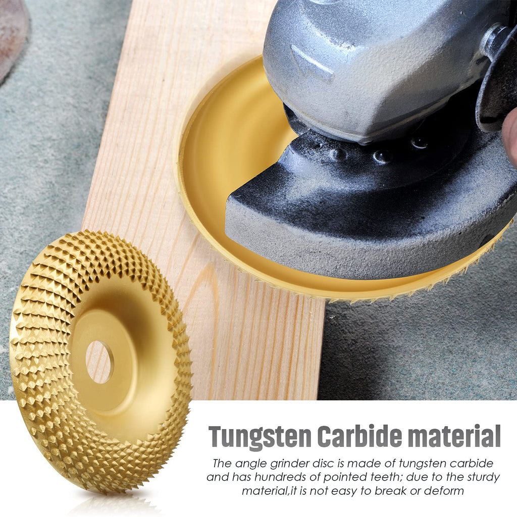 Angle Grinder Discs | Tungsten Carbide Shaping & Carving | Flat, Bevel & Arc Discs | Durable Design