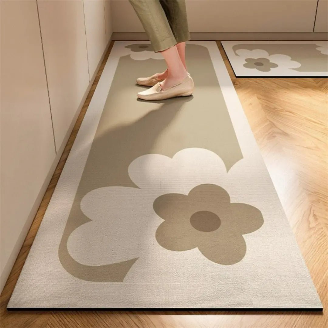 Anti-Fatigue Kitchen Mat | Absorbent Quick-Drying | Non-Slip Rubber Backing