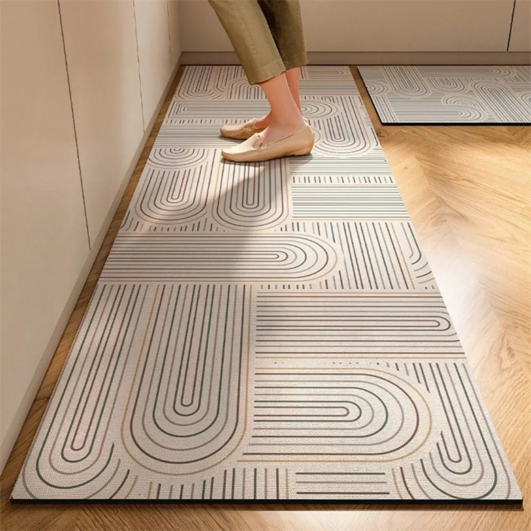 Anti-Fatigue Kitchen Mat | Absorbent Quick-Drying | Non-Slip Rubber Backing
