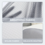 Anti-Snore Pillow | Ergonomic Contour Memory Foam | Breathable Removable Cooling Cover