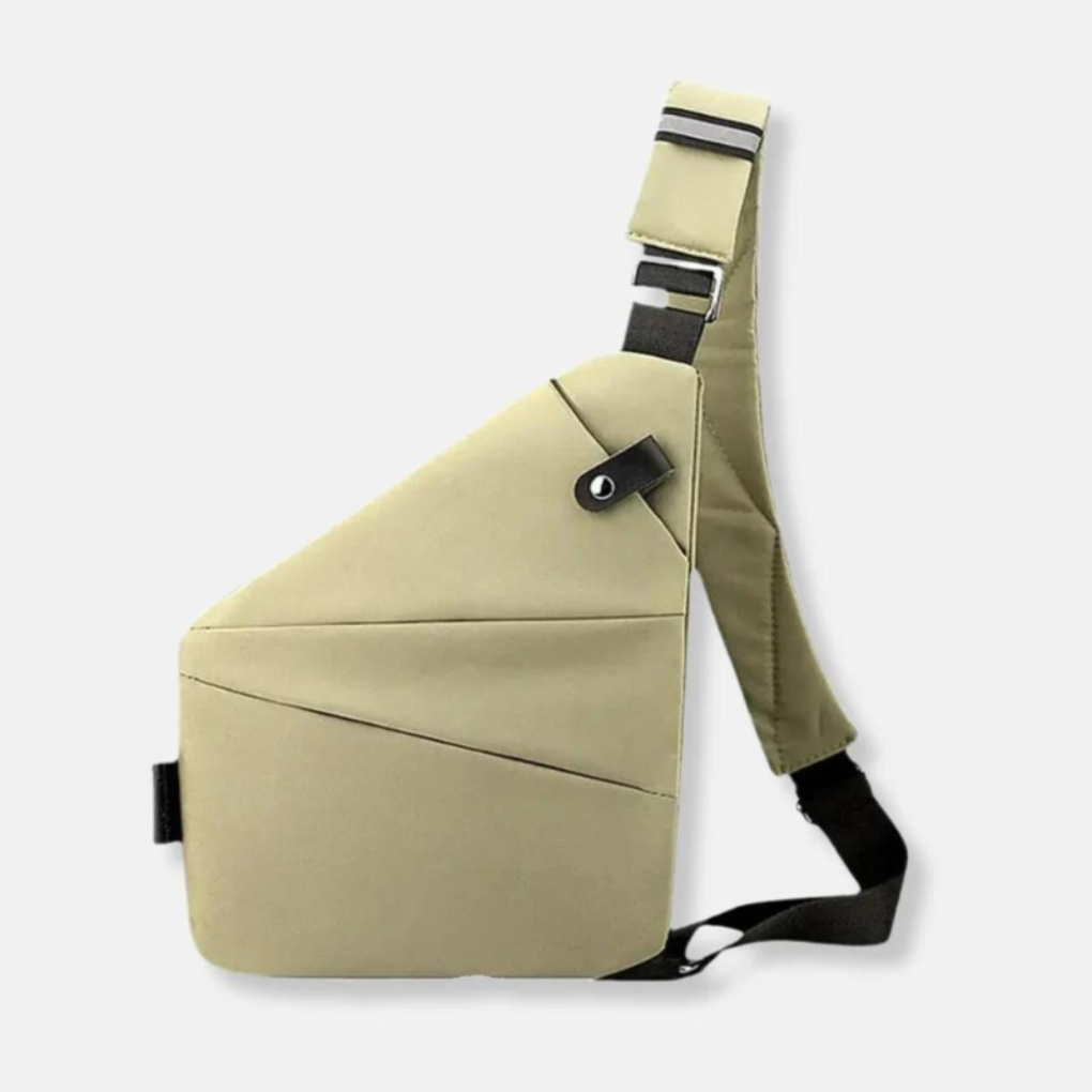 Anti-Theft Sling Bag | Cut-Resistant Strap & Hidden Zips | RFID Pocket & Lockable Compartment