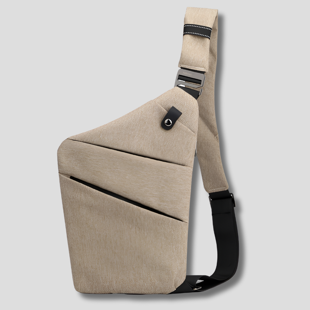 Anti-Theft Sling Bag | Cut-Resistant Strap & Hidden Zips | RFID Pocket & Lockable Compartment