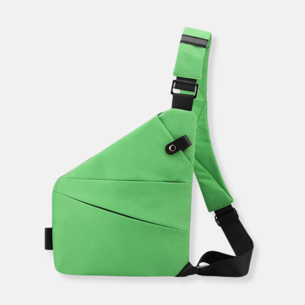 Anti-Theft Sling Bag | Cut-Resistant Strap & Hidden Zips | RFID Pocket & Lockable Compartment