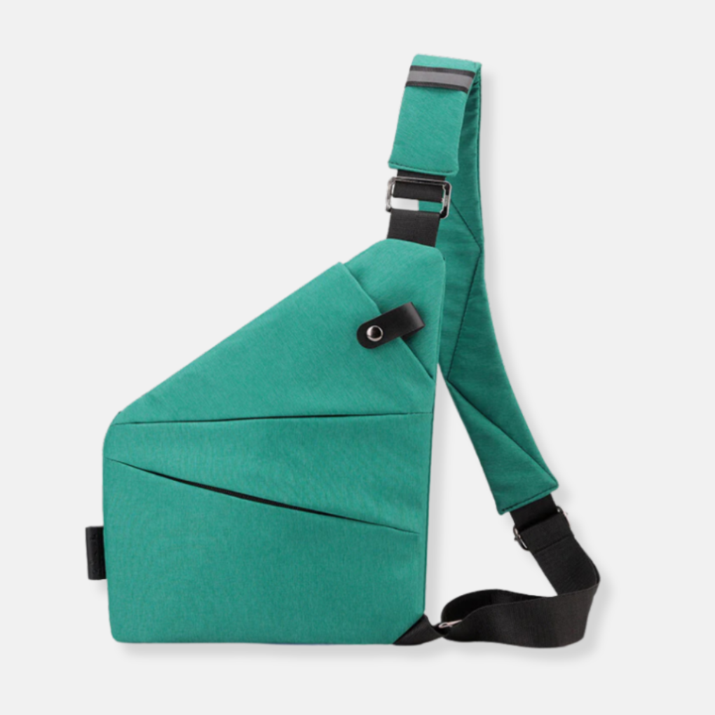 Anti-Theft Sling Bag | Cut-Resistant Strap & Hidden Zips | RFID Pocket & Lockable Compartment