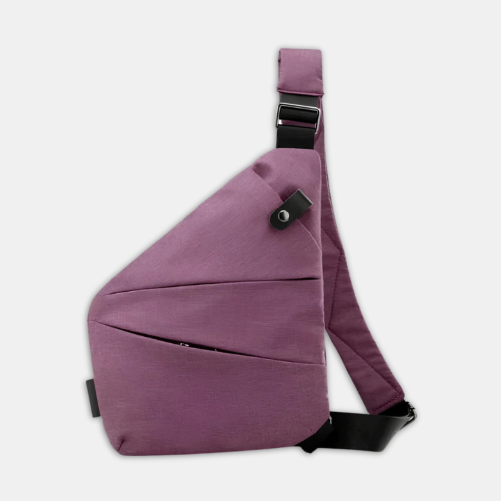 Anti-Theft Sling Bag | Cut-Resistant Strap & Hidden Zips | RFID Pocket & Lockable Compartment