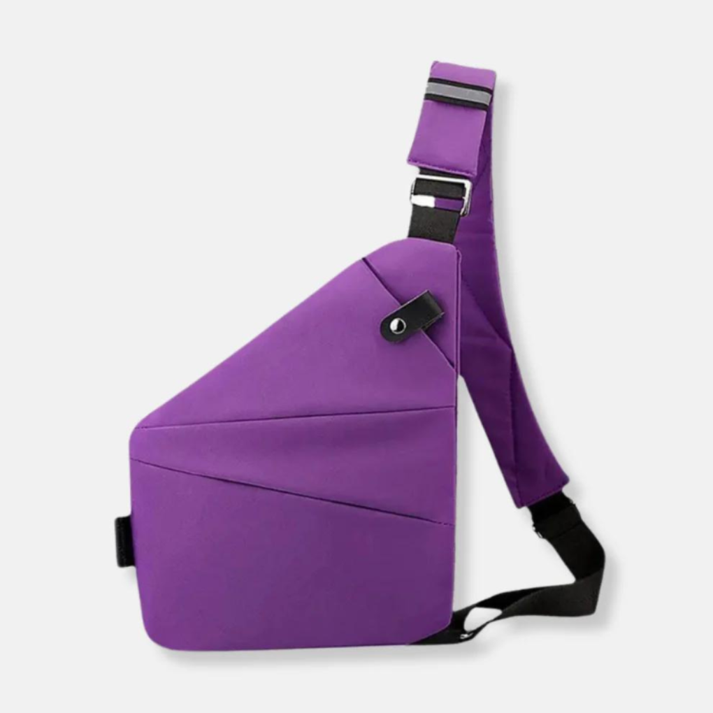 Anti-Theft Sling Bag | Cut-Resistant Strap & Hidden Zips | RFID Pocket & Lockable Compartment