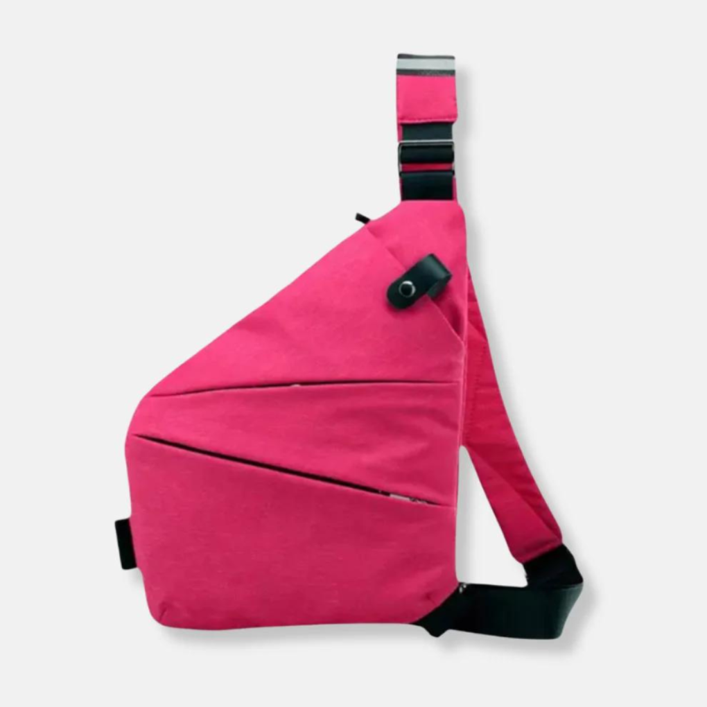 Anti-Theft Sling Bag | Cut-Resistant Strap & Hidden Zips | RFID Pocket & Lockable Compartment
