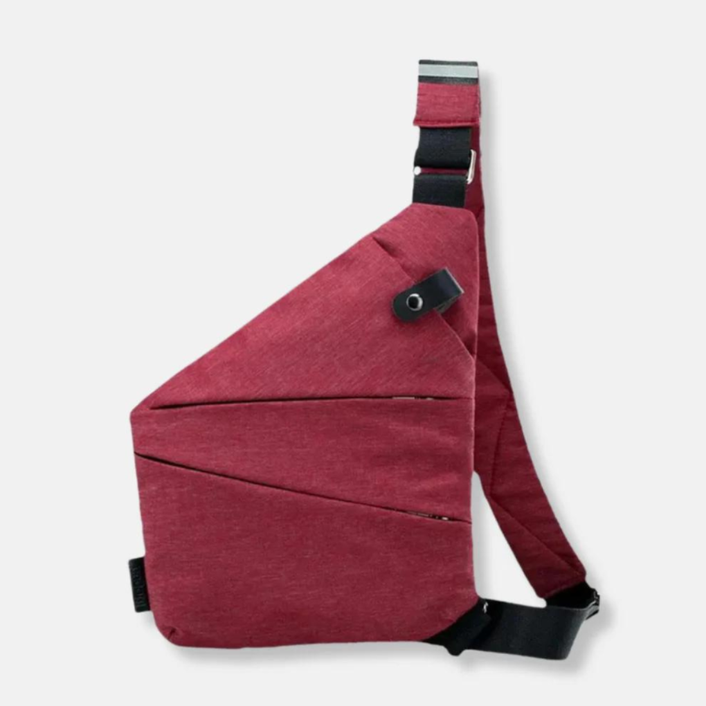Anti-Theft Sling Bag | Cut-Resistant Strap & Hidden Zips | RFID Pocket & Lockable Compartment