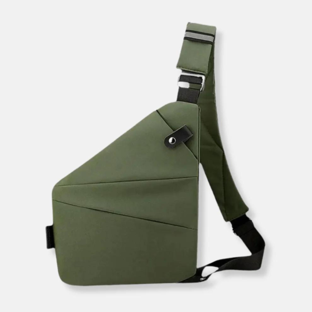 Anti-Theft Sling Bag | Cut-Resistant Strap & Hidden Zips | RFID Pocket & Lockable Compartment