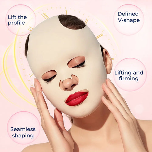 Anti-Wrinkle Face Lift Mask, Mature Skin | Reusable Compression & Ergonomic Fit | Overnight Firming
