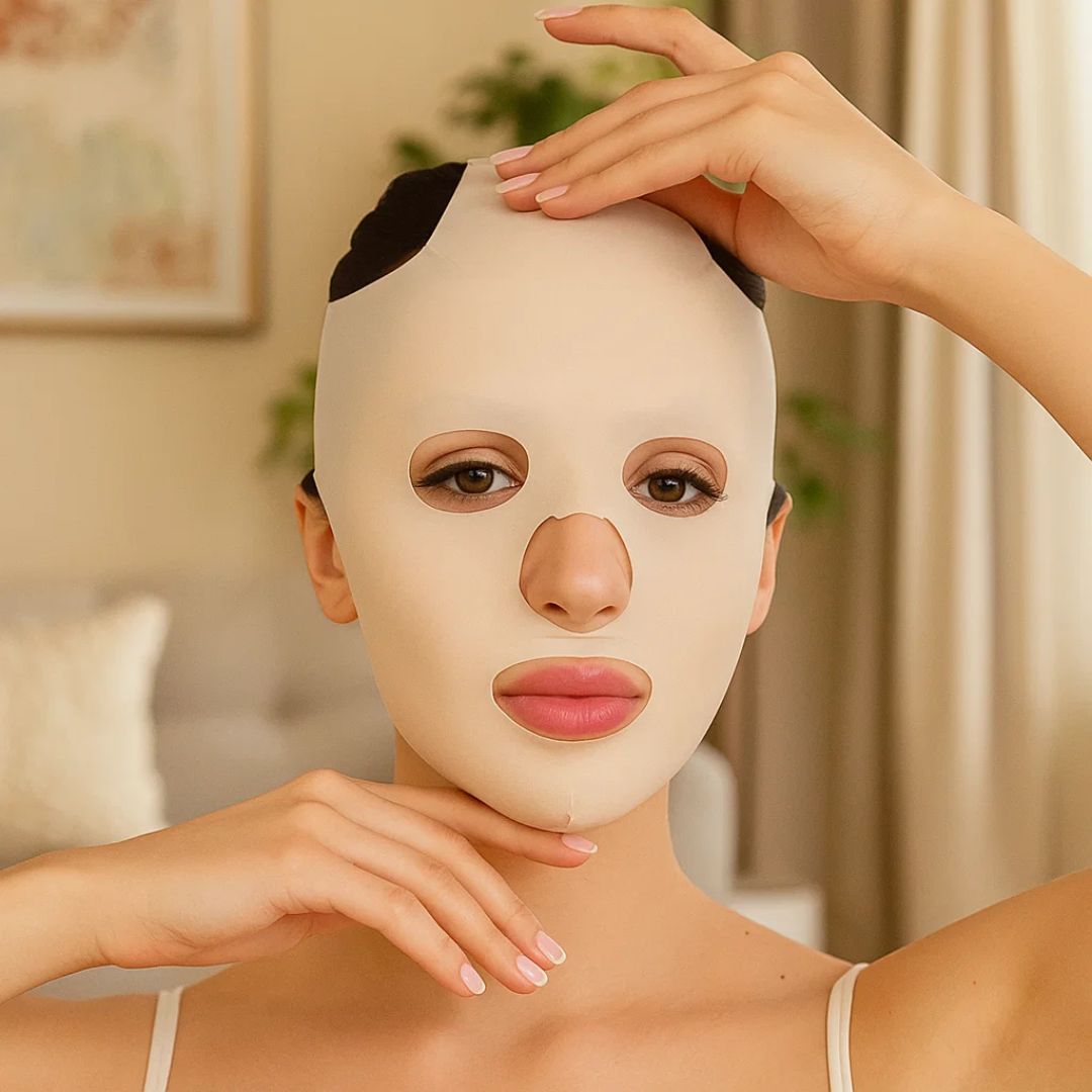 Anti-Wrinkle Face Lift Mask, Mature Skin | Reusable Compression & Ergonomic Fit | Overnight Firming