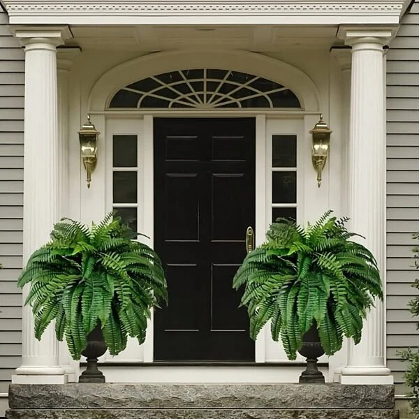 Artificial Boston Fern | Lifelike Cascading Foliage | UV-Resistant | Indoor & Outdoor Display
