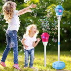Automatic Bubble Machine for Kids | 20K Bubbles/Min | Adjustable Stand | Indoor & Outdoor
