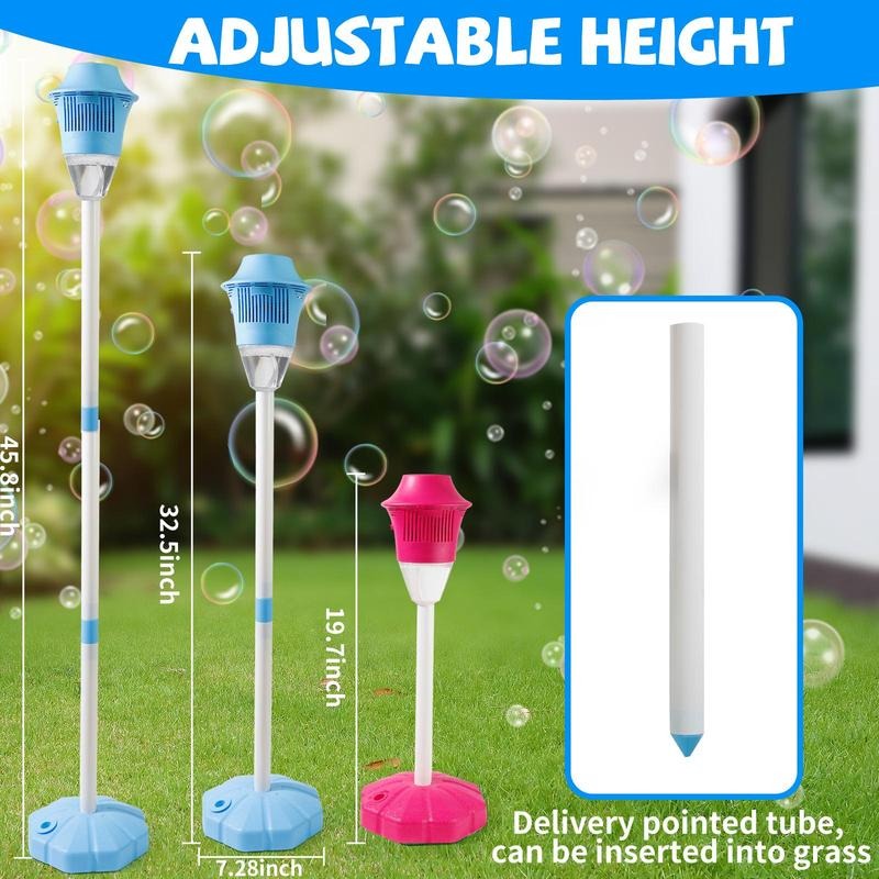 Automatic Bubble Machine for Kids | 20K Bubbles/Min | Adjustable Stand | Indoor & Outdoor