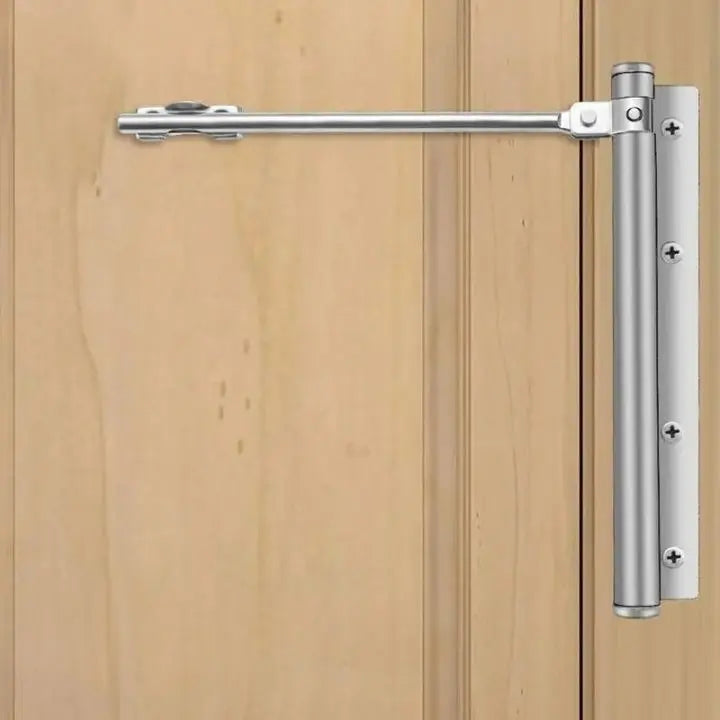 Automatic Door Closer | Silent Self-Closing Hinge | Adjustable Closing Force | Stainless Steel