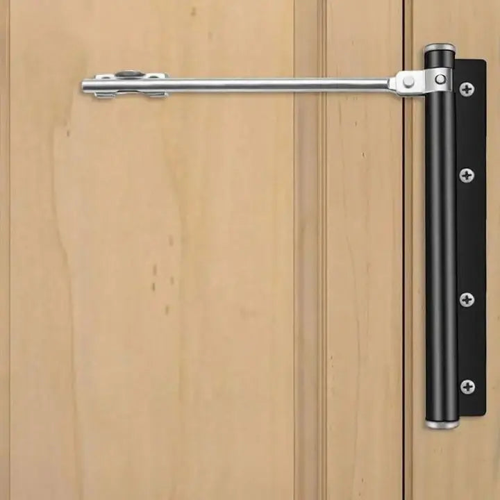 Automatic Door Closer | Silent Self-Closing Hinge | Adjustable Closing Force | Stainless Steel