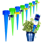 Automatic Plant Watering Spikes | Adjustable Flow Regulator | Bottle-Compatible 12-Pack