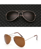 Aviator Sunglasses | Polarized Mirror Lenses | Anti-Reflective UV400 | Lightweight Design