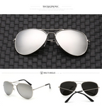 Aviator Sunglasses | Polarized Mirror Lenses | Anti-Reflective UV400 | Lightweight Design
