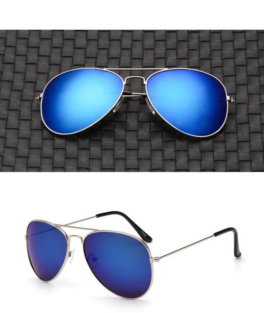 Aviator Sunglasses | Polarized Mirror Lenses | Anti-Reflective UV400 | Lightweight Design