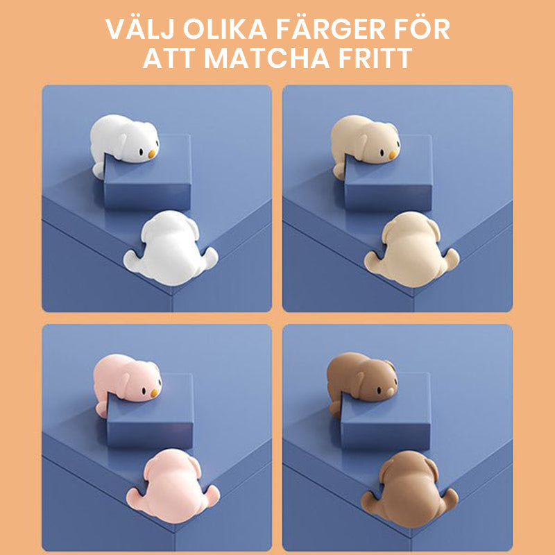 Baby Corner Protector | Cute Cartoon Design | Soft Silicone & Self-Adhesive | Child Safety