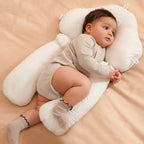 Baby Sleep Cushion | Ergonomic Womb-Like Design | Cotton Cover & Memory Foam | 0-12 Months