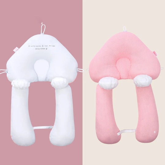Baby Sleep Cushion | Ergonomic Womb-Like Design | Cotton Cover & Memory Foam | 0-12 Months