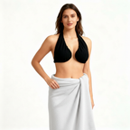 Backless Strapless Adhesive Bra (Large-Bust) | Soft Fabric & Adhesive | Invisible for Backless Wear
