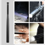Baseball Bat-Shaped Flashlight | LED & 3 Lighting Modes | Aluminum | Emergency & Utility Use