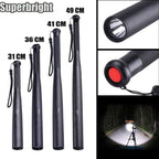 Baseball Bat-Shaped Flashlight | LED & 3 Lighting Modes | Aluminum | Emergency & Utility Use