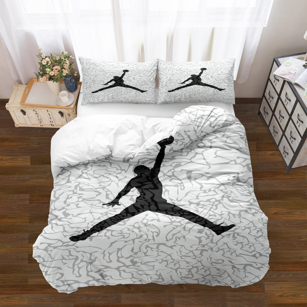 Basketball Duvet Cover Set | Athletic Design | Soft Fabric & Pillowcases Included