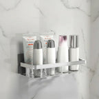Bathroom Shelf | Drill-Free Self-Adhesive Mount | 5 kg Capacity | Space-Saving