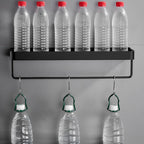 Bathroom Shelf | Matte Black Finish | Stainless Steel & Rust-Resistant | Space-Saving