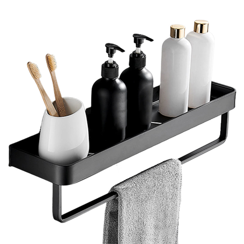 Bathroom Shelf | Matte Black Finish | Stainless Steel & Rust-Resistant | Space-Saving