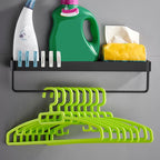 Bathroom Shelf | Matte Black Wall-Mounted | Rust-Resistant Metal | Space-Saving