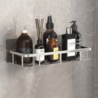 Bathroom Shelves | Metal Suction Cup Mount | Durable Metal | Tool-Free Install