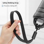 Battle Rope for Home & Gym | Cordless Compact Trainer | Steel Construction | 43 cm Portable