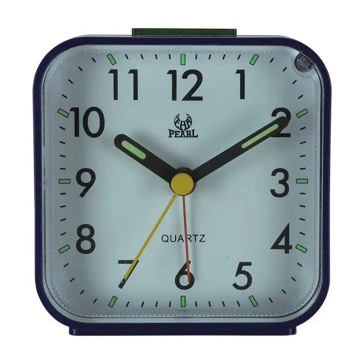 Bedside Alarm Clock | Analog Face & Silent Movement | Night Light & Snooze