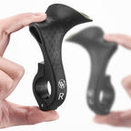 Bicycle Grips | Ergonomic O-Shape Vibration-Reducing Design | Carbon Fiber & Nylon