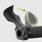 Bicycle Grips | Ergonomic O-Shape Vibration-Reducing Design | Carbon Fiber & Nylon