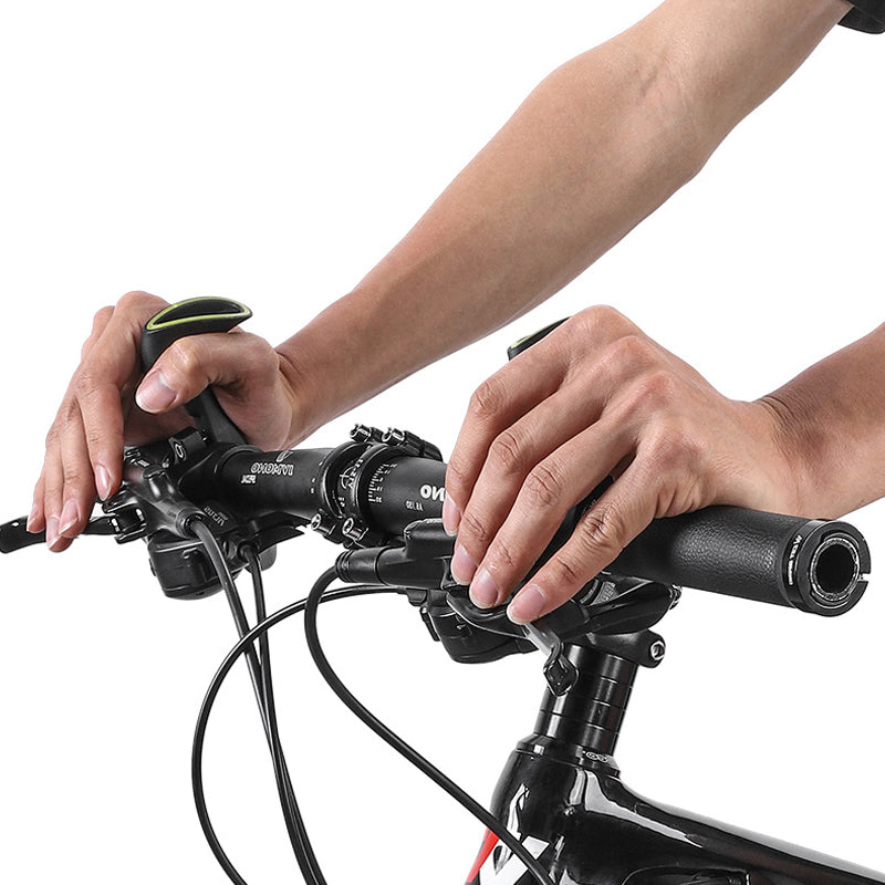 Bicycle Grips | Ergonomic O-Shape Vibration-Reducing Design | Carbon Fiber & Nylon