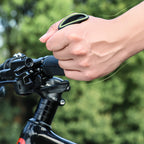 Bicycle Handlebar Grips | Ergonomic O-Shape | Carbon Fiber & Nylon | Fluorescent Visibility