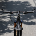 Bicycle Handlebar Grips | Ergonomic O-Shape | Carbon Fiber & Nylon | Fluorescent Visibility