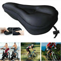 Bicycle Seat Cushion | Breathable Extra Comfort | Shock-Absorbent Silicone & Anti-Slip